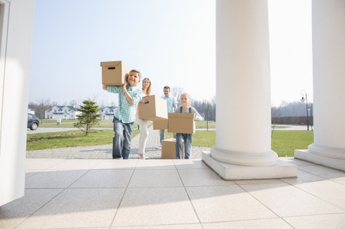 Professional movers helping with a home move in Eastbedfont