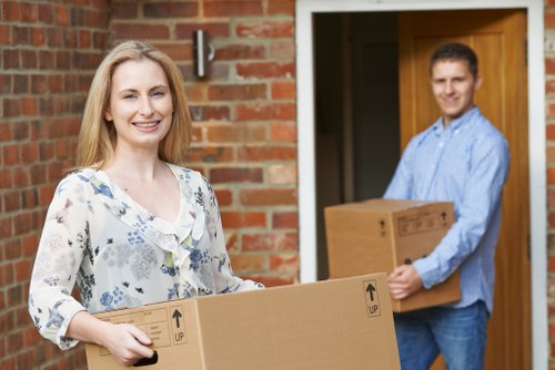 Careful loading of belongings by movers serving Eastbedfont