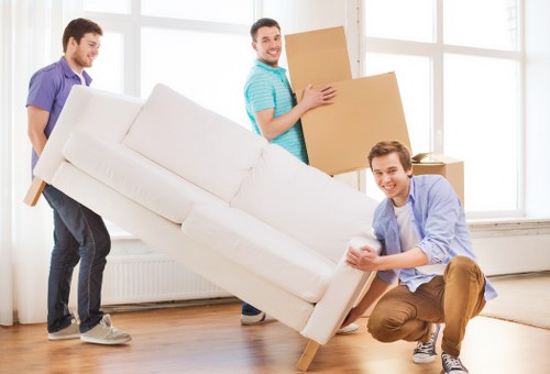 Business move delivery and setup at a new Eastbedfont office