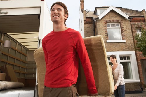 Commercial furniture removal service for an Eastbedfont office