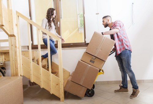 Commercial moving truck service near Eastbedfont business areas