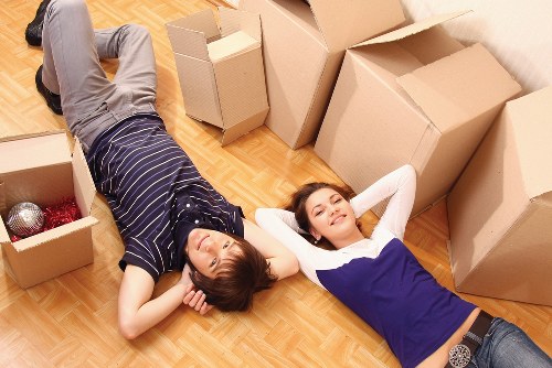 Loading furniture into a removals van in Eastbedfont
