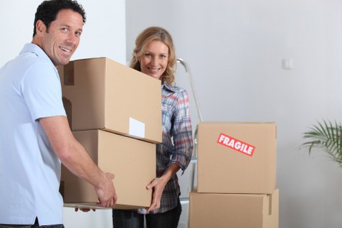 Eastbedfont removals van ready for a house or office move